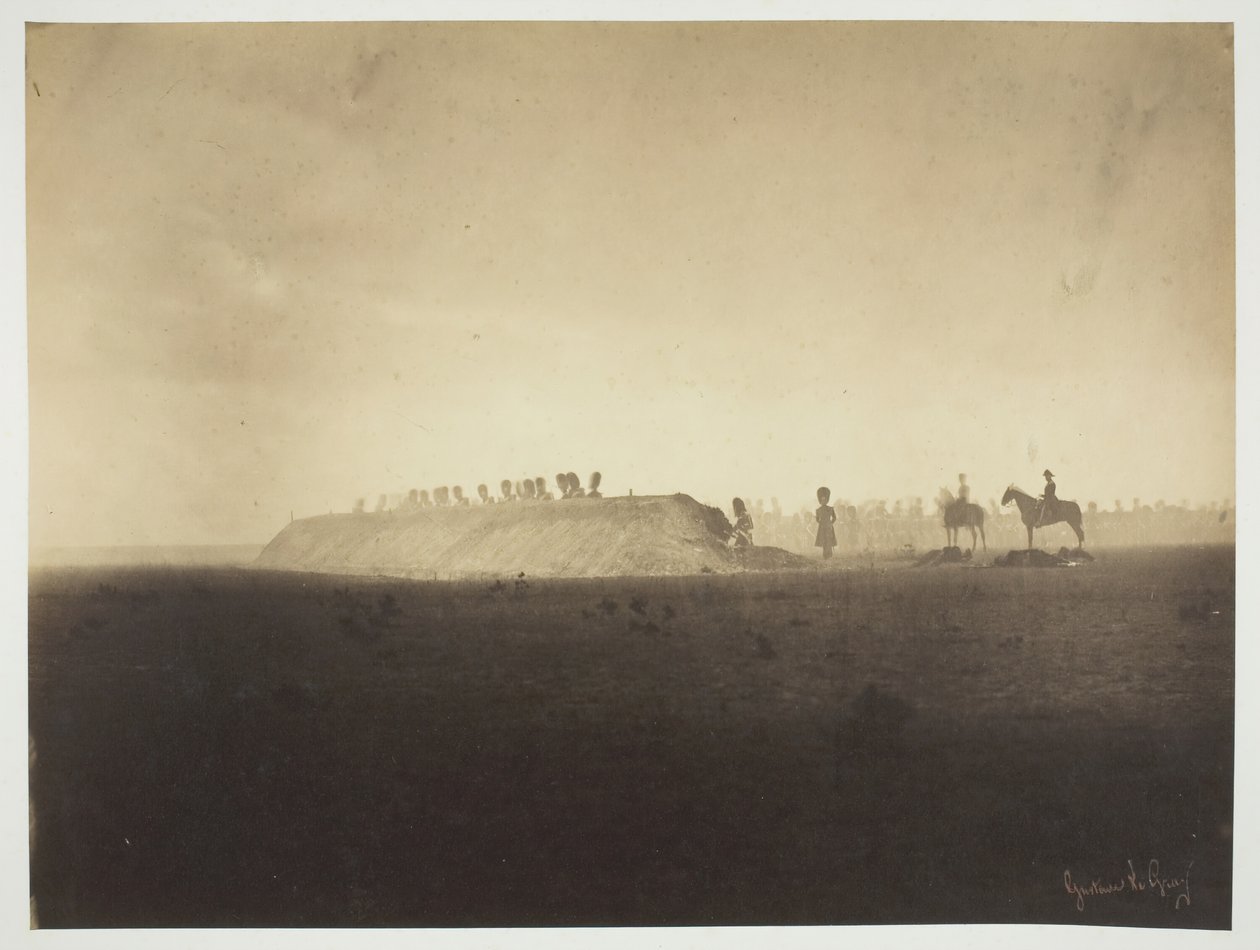 Chalons Encampment: Maneuvers on October 3, 1857 by Gustave Le Gray