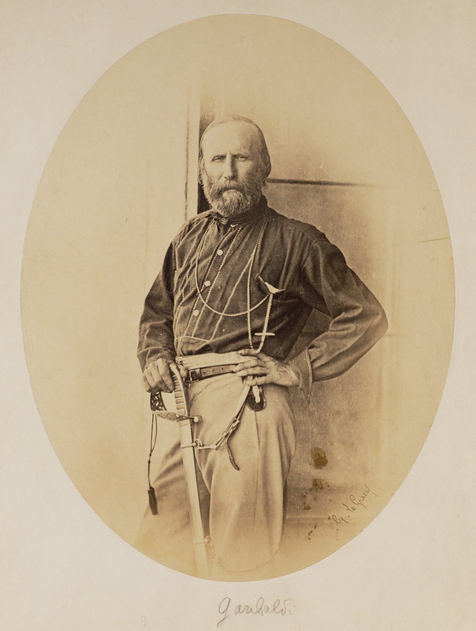 Portrait of Giuseppe Garibaldi by Gustave Le Gray