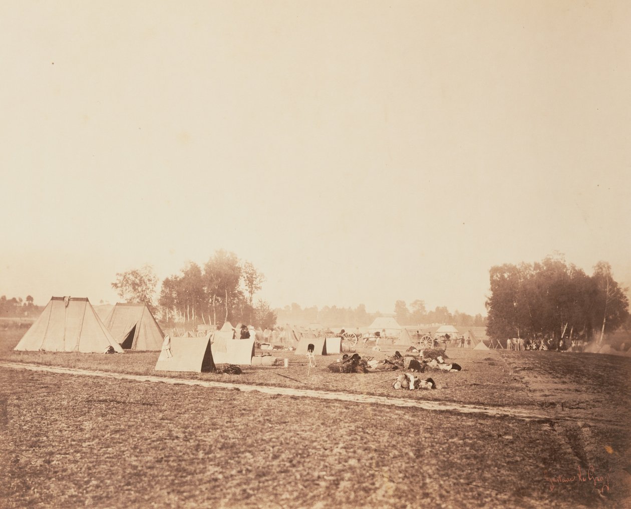 The Bivouac by Gustave Le Gray