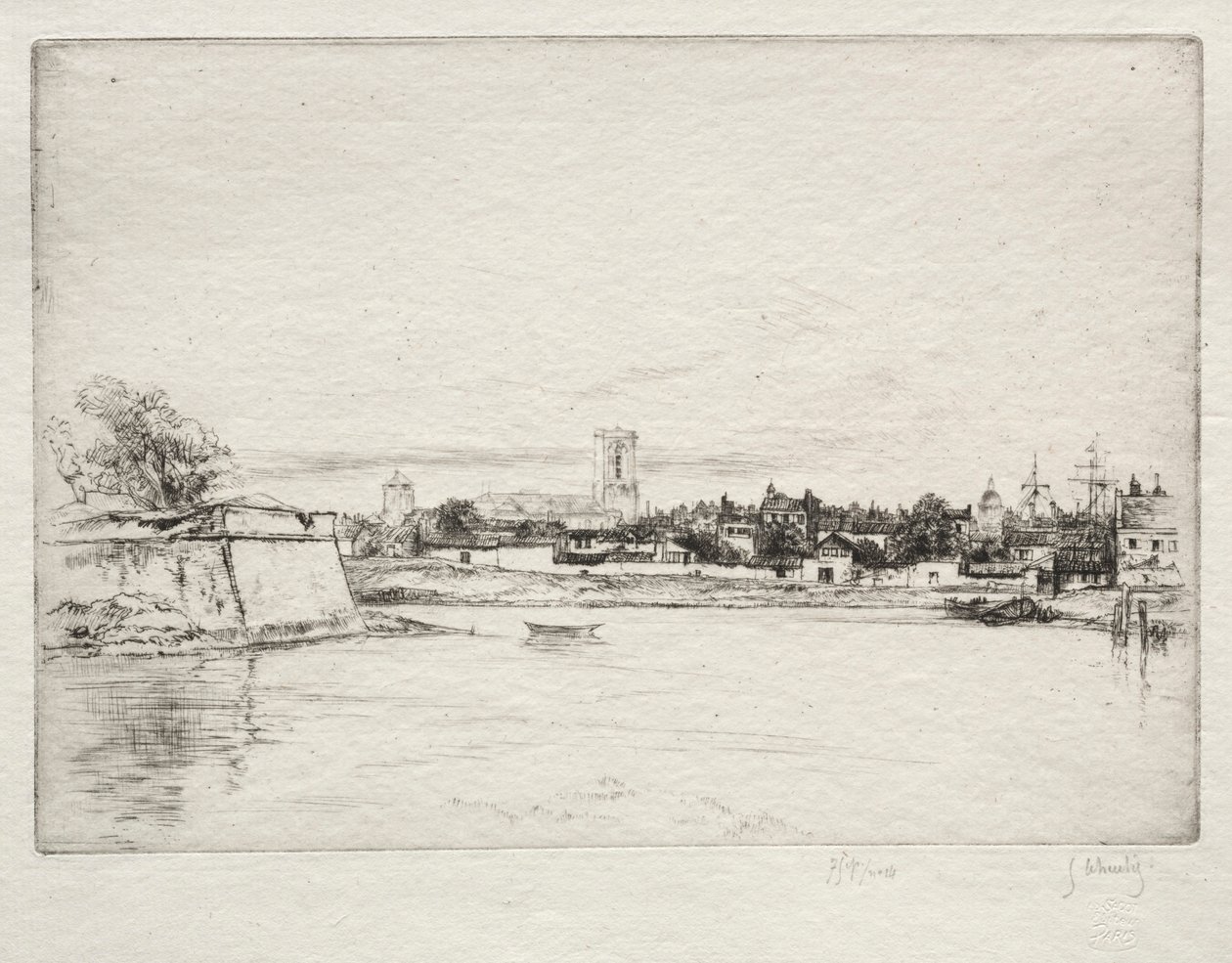 Le Petit St. Eloi, La Rochelle by Gustave Leheutre