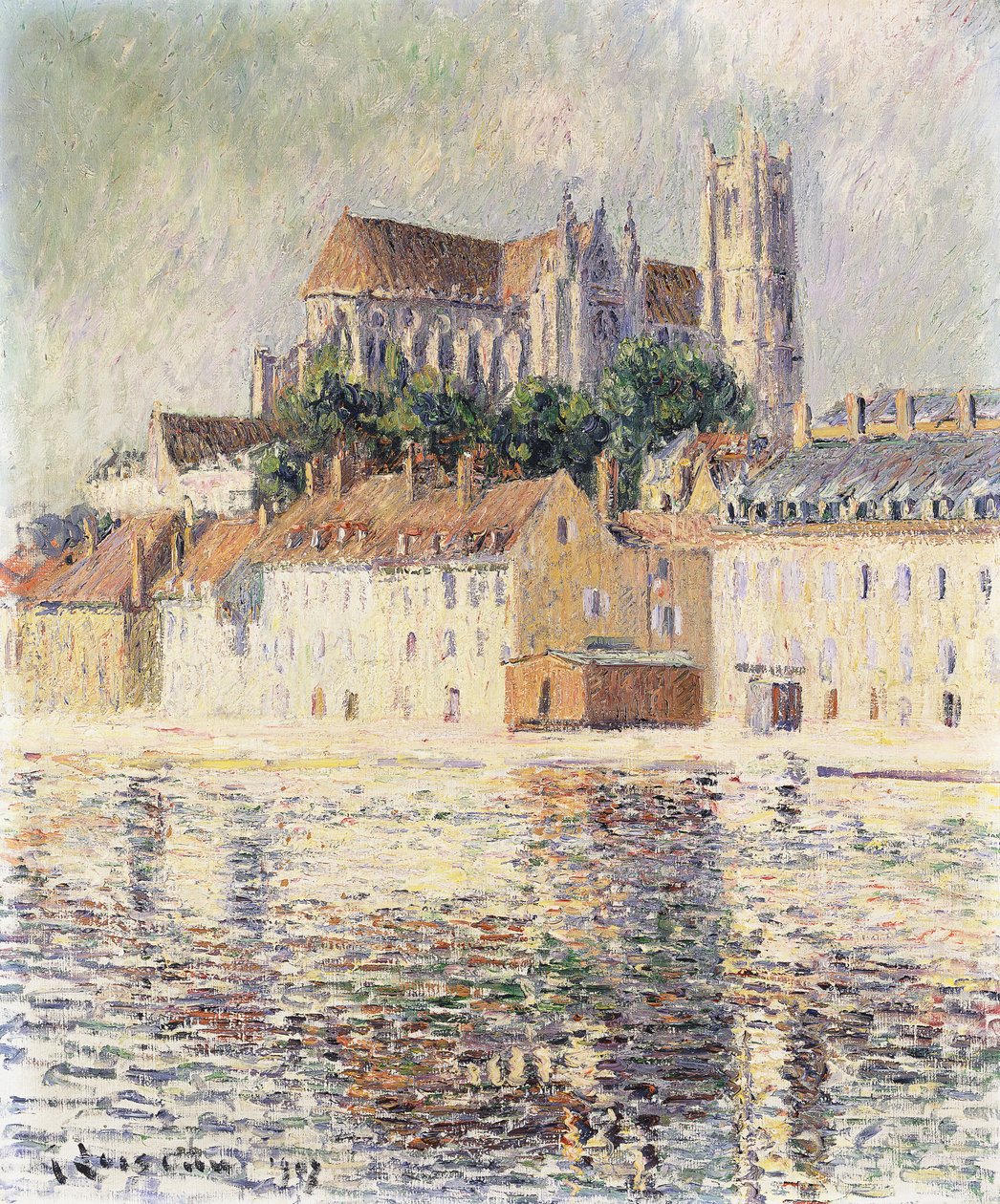 Cathedral of Auxerre by Gustave Loiseau