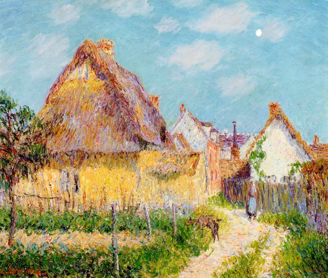 Cottage at Le Vaudreuil by Gustave Loiseau