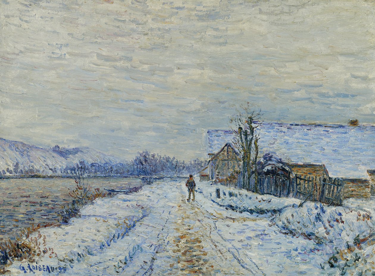 Snow Effect at Tournedos, 1899 by Gustave Loiseau