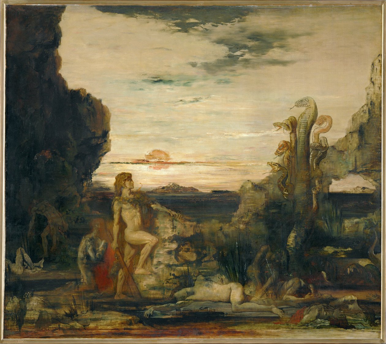 Hercules and the Hydra of Lernae by Gustave Moreau