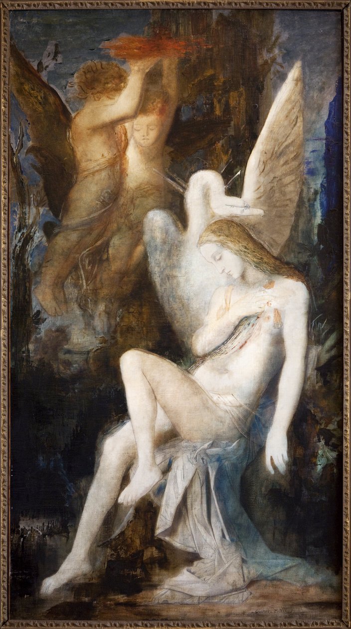 Leda and the Swan by Gustave Moreau