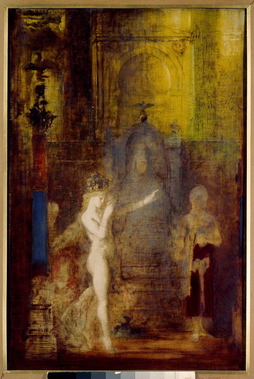 Salome dancing in front of Herod by Gustave Moreau