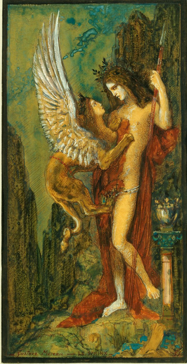 The Sphinx by Gustave Moreau: Buy fine art print