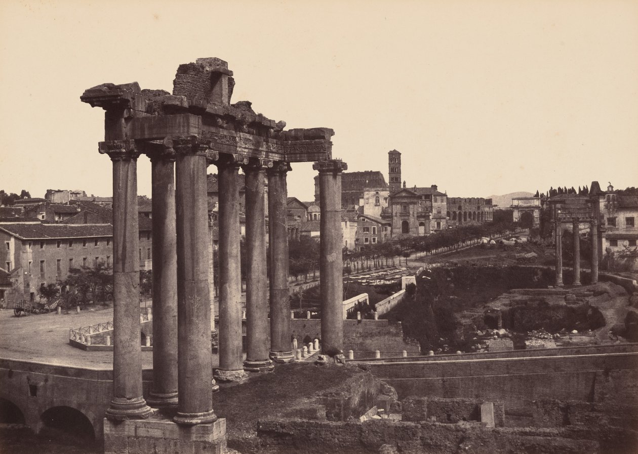 Rome, View of the Forum, 1858-1859 by Gustave de Beaucorps