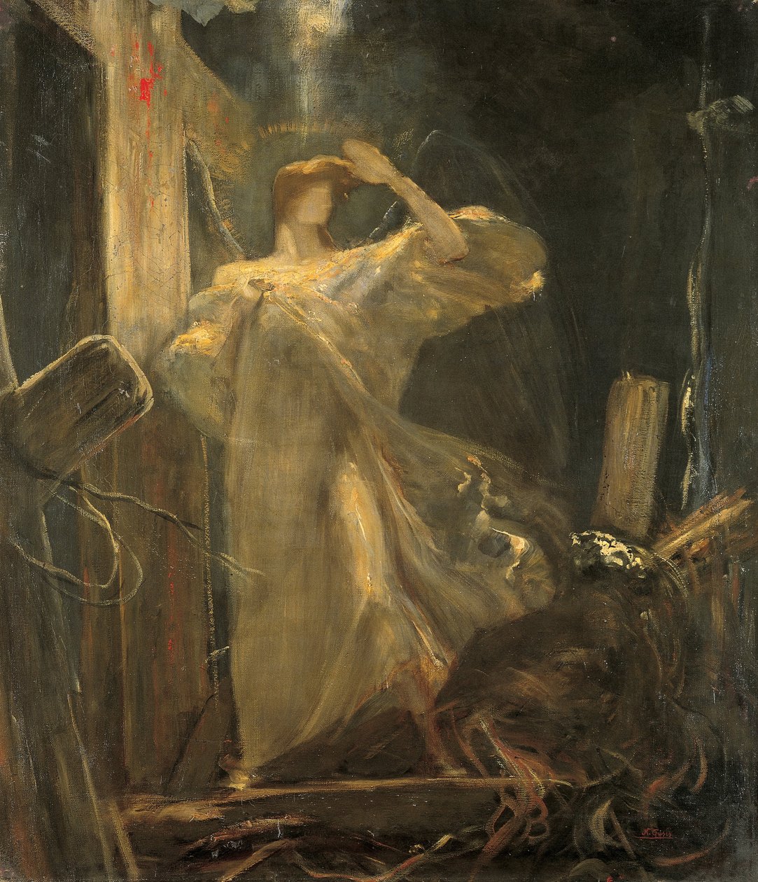 Archangel, Study for the Foundation of the Faith by Gyzis Nikolaos