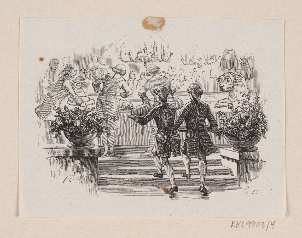 Illustration for "The Tinderbox" in H.C. Andersen