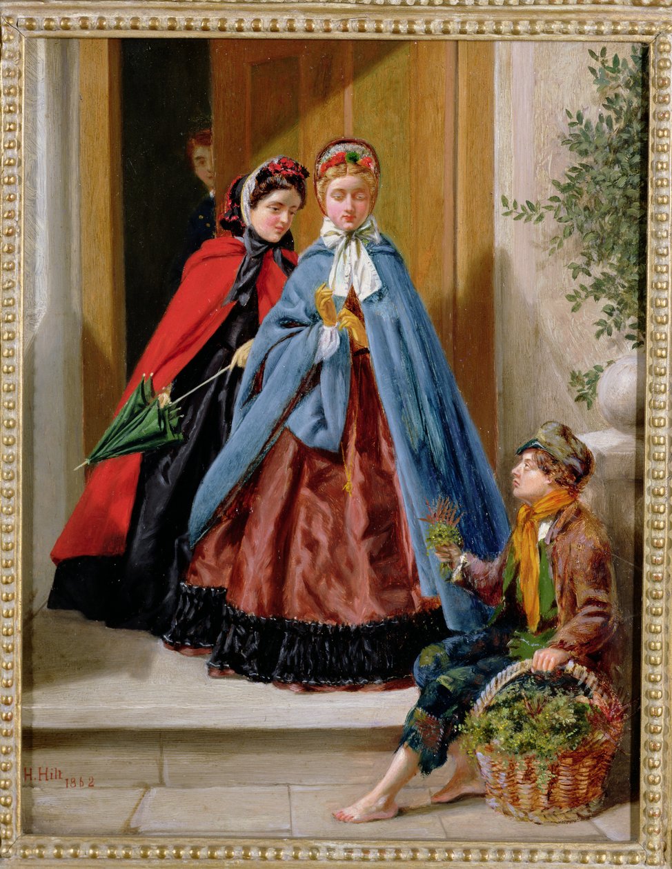 The Flower Seller by H. Hilt