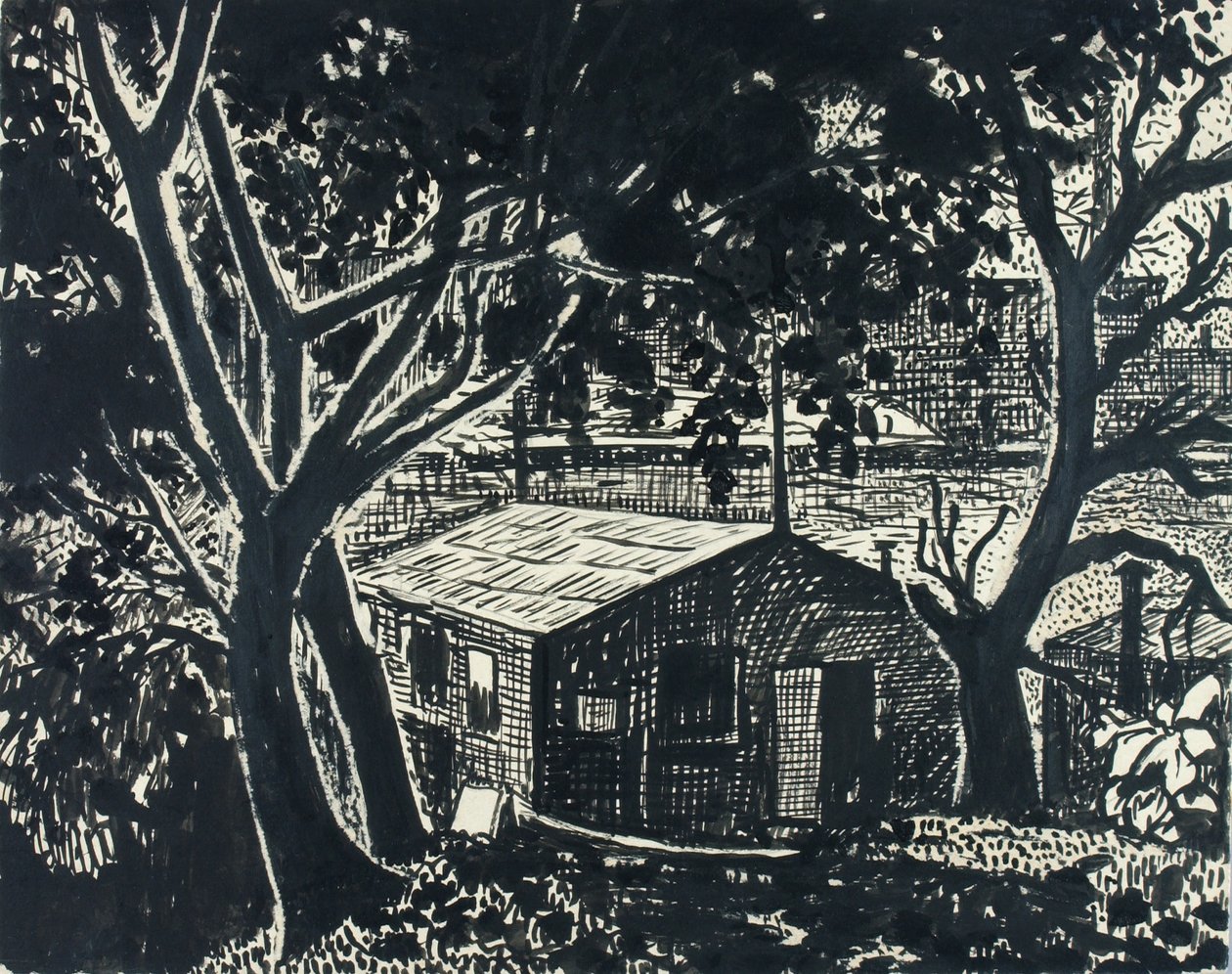 Untitled (House in the Woods) by H. Lyman Sayen