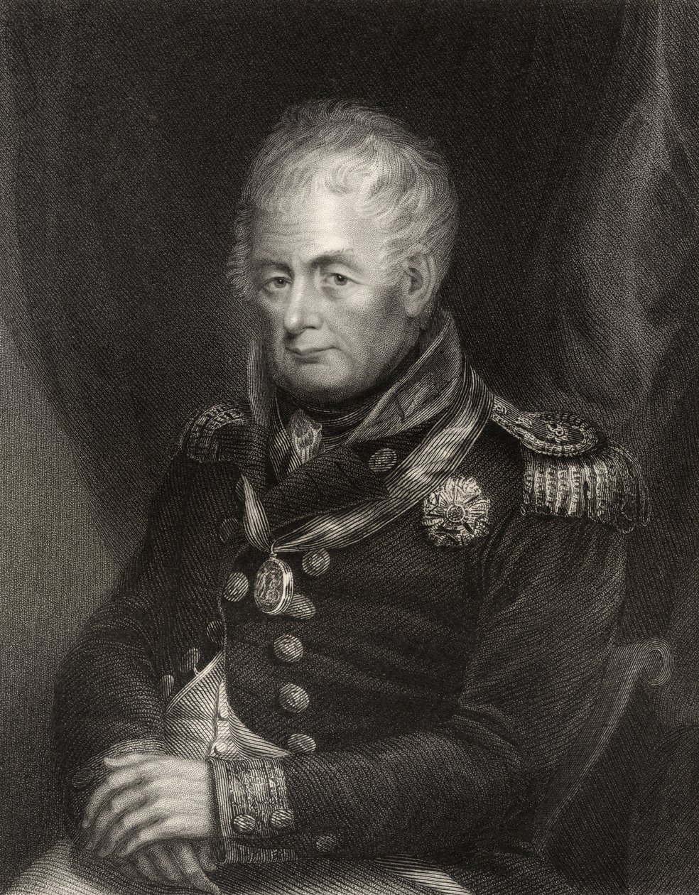 Admiral William Carnegie, Engraved by Henry Cook, from 