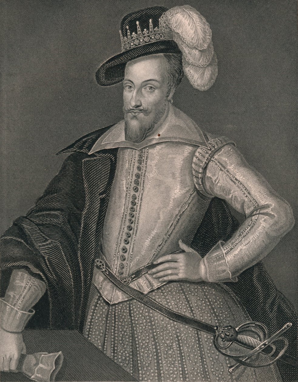 Henry Somerset, First Marquis of Worcester, early-mid 19th century by H. Robinson