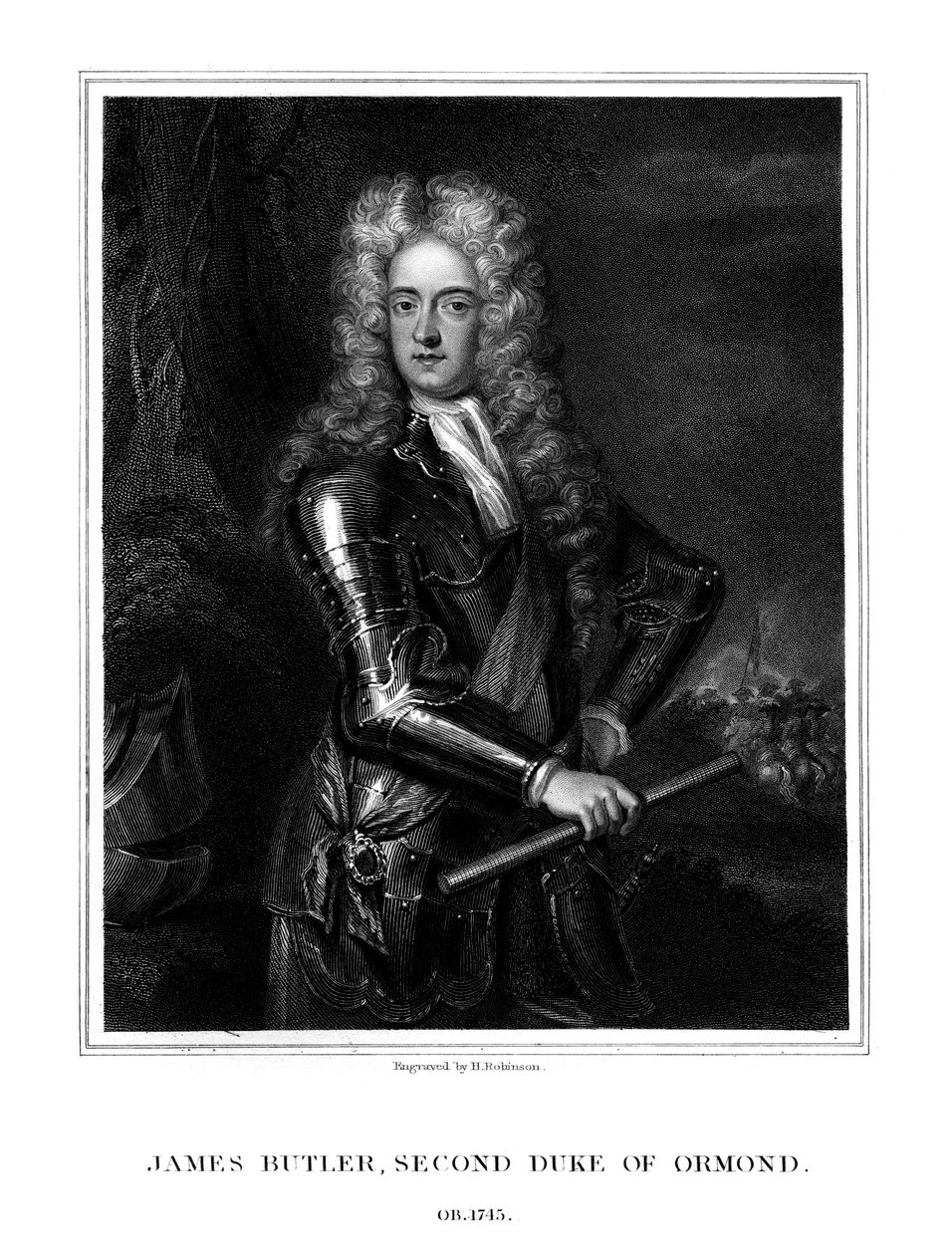 James Butler, 2nd Duke of Ormonde, Irish Statesman and Soldier by H. Robinson