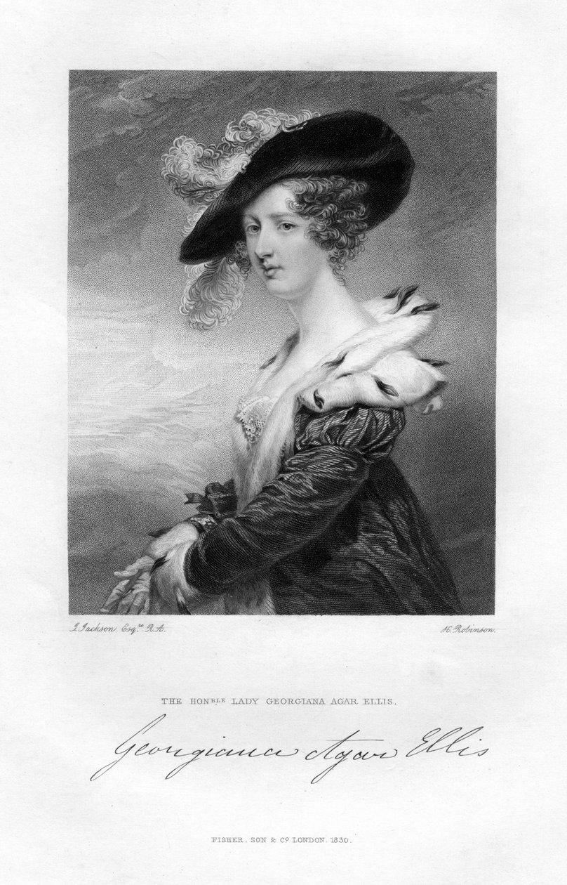 Lady Georgina Agar-Ellis by H. Robinson