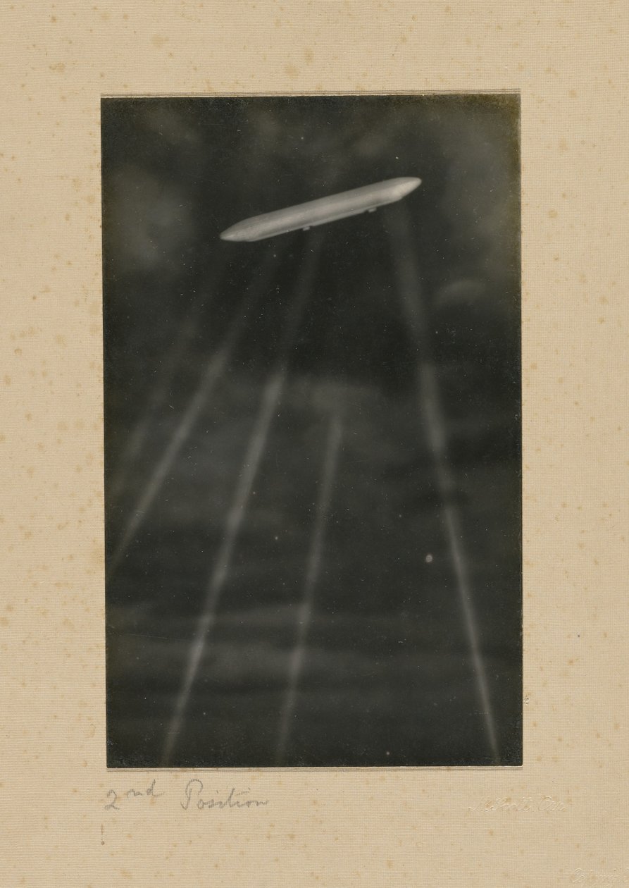 The Shooting Down of a German Dirigible Over London by H. Scott Orr