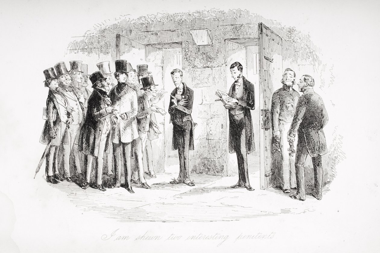 I Am Shown Two Interesting Penitents, Illustration from 