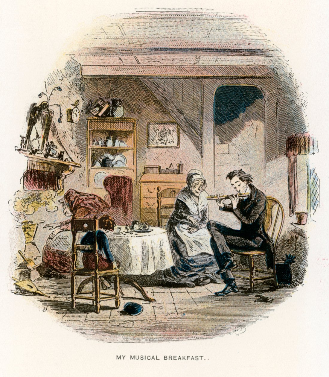 Illustration for David Copperfield by Hablot Knight (1815-92) (after) Browne