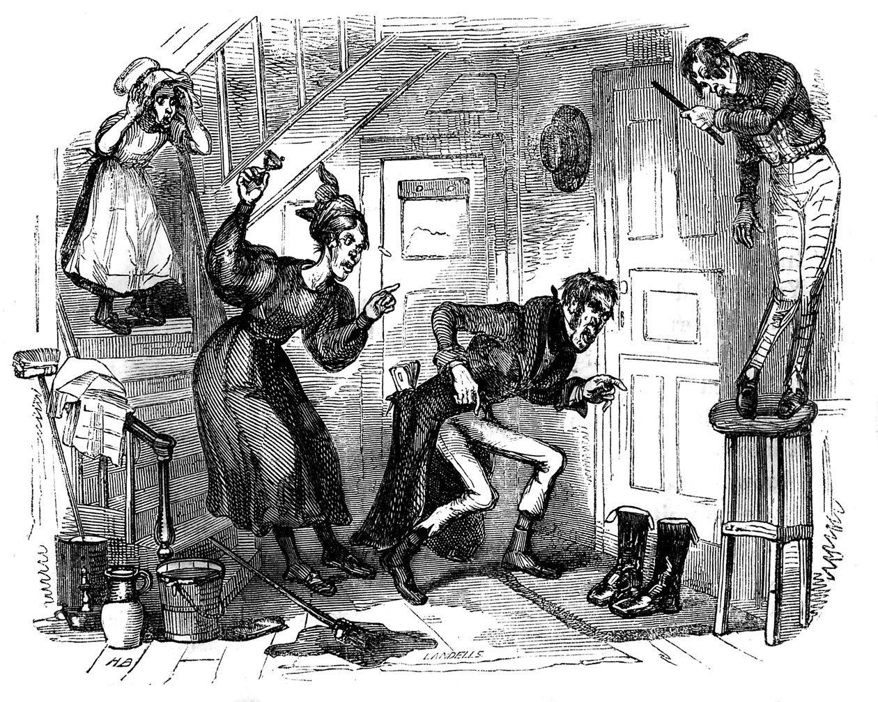 The Old Curiosity Shop by Hablot Knight Browne