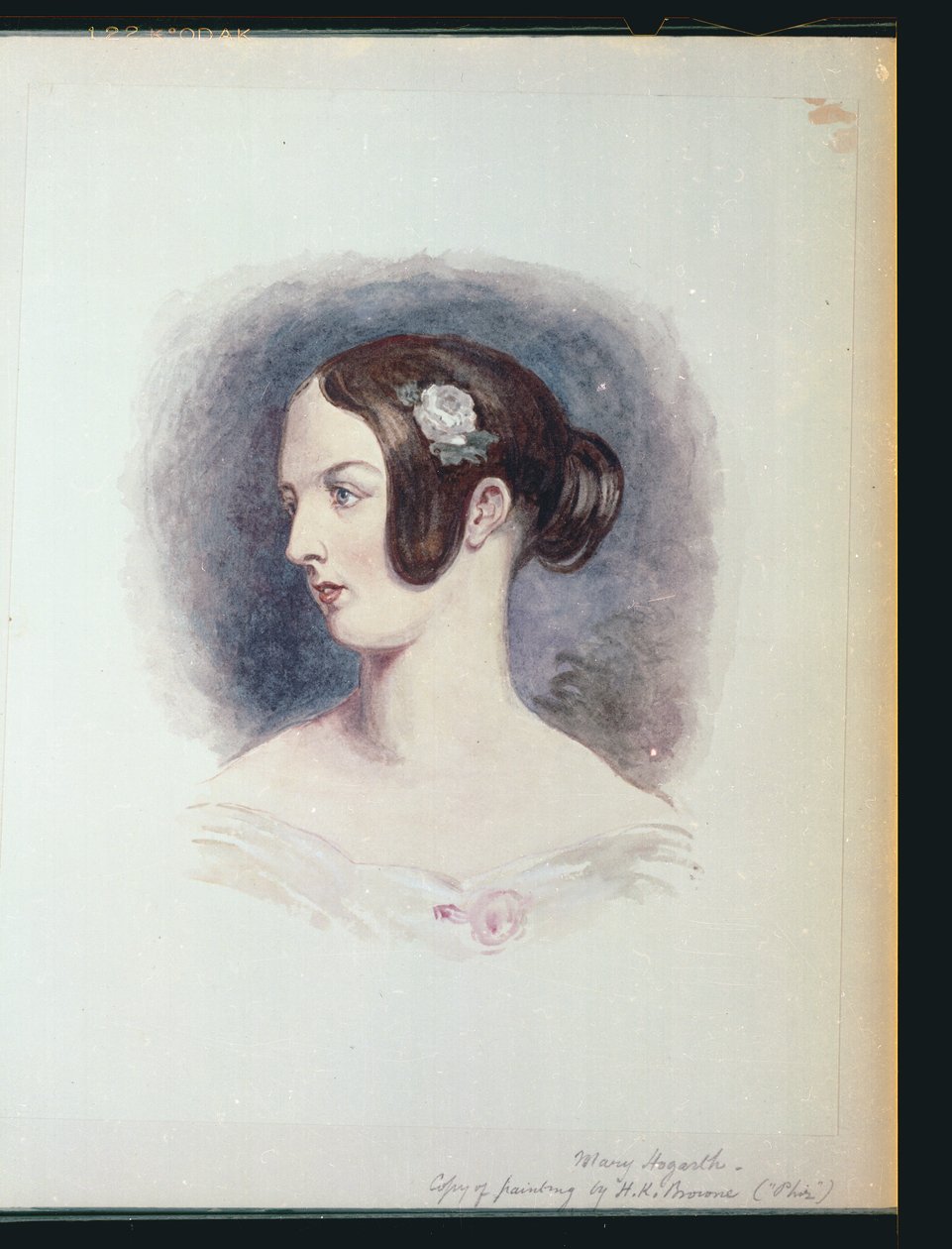 Mary Hogarth by Hablot Knight Browne
