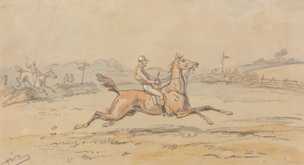 Point-to-Point Racing by Hablot Knight Browne