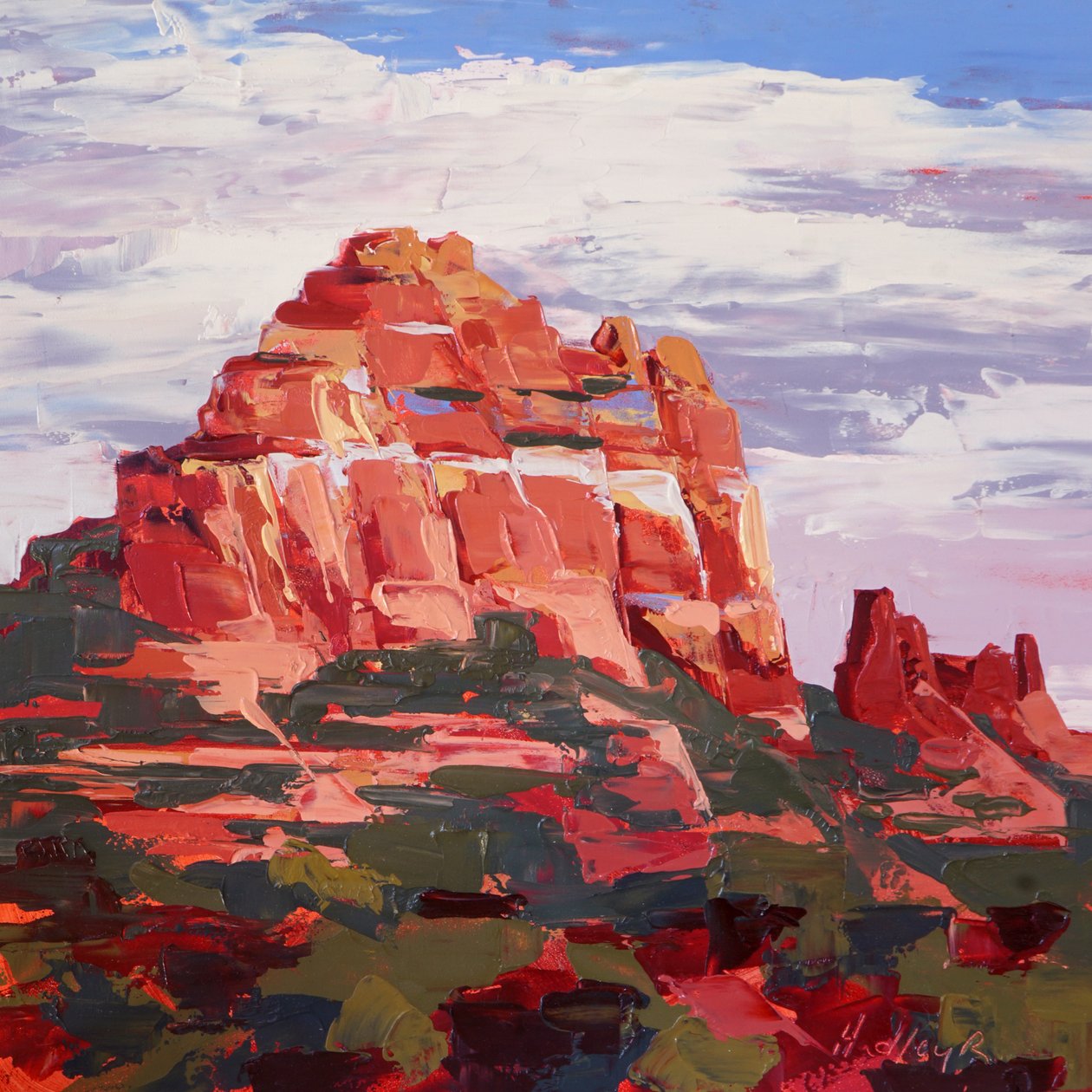 Camel Rock, Late Afternoon, Sedona, c. 2022 by Hadley Rampton