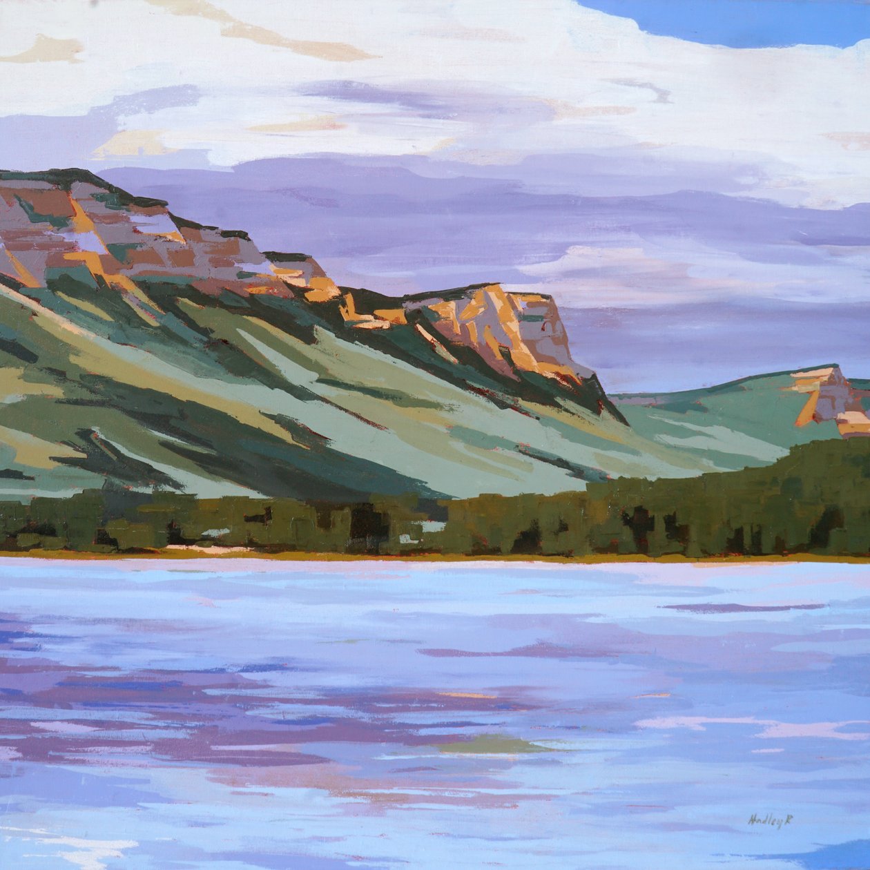 Incoming Rain, Haviland Lake, c. 2024 by Hadley Rampton
