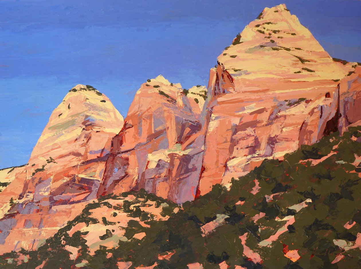 Late Afternoon Patriarchs, Zion II, c.2025 by Hadley Rampton