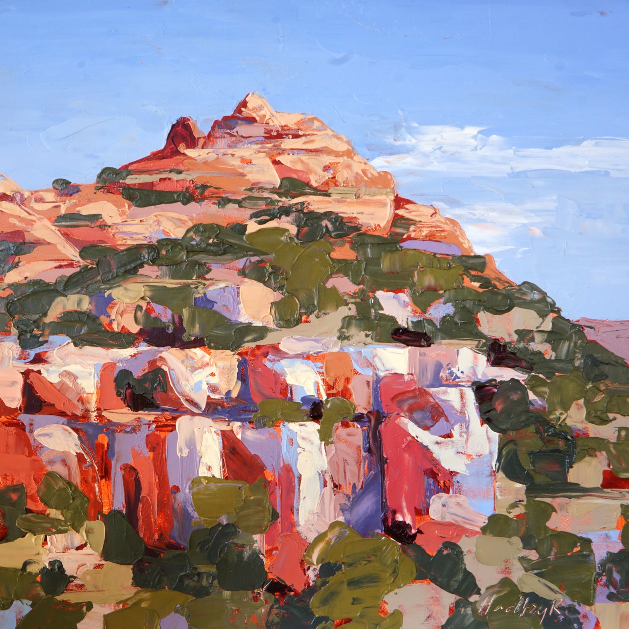 Midday Colors, Sedona, c. 2022 by Hadley Rampton