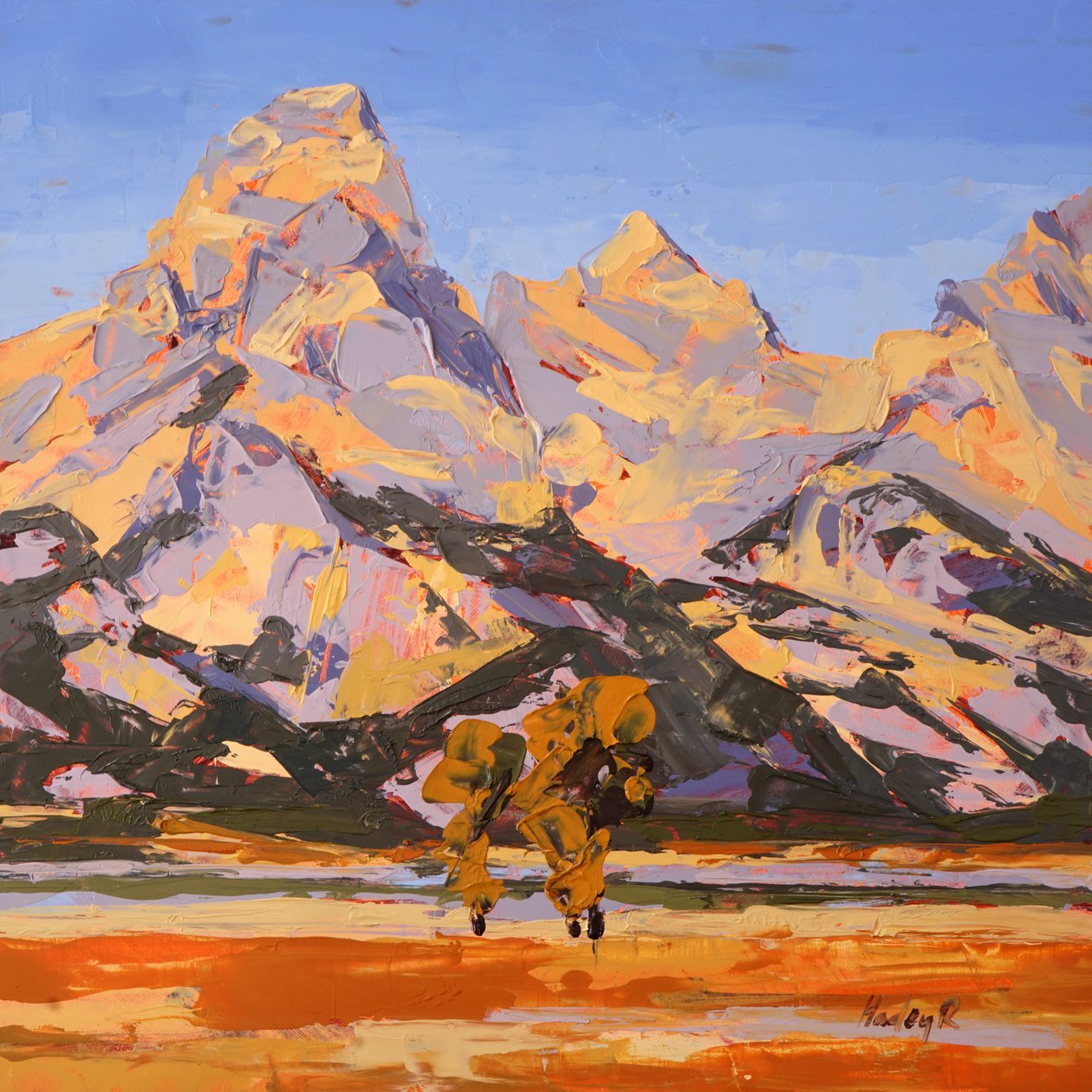 Teton Glow, c. 2022 by Hadley Rampton: Buy fine art print