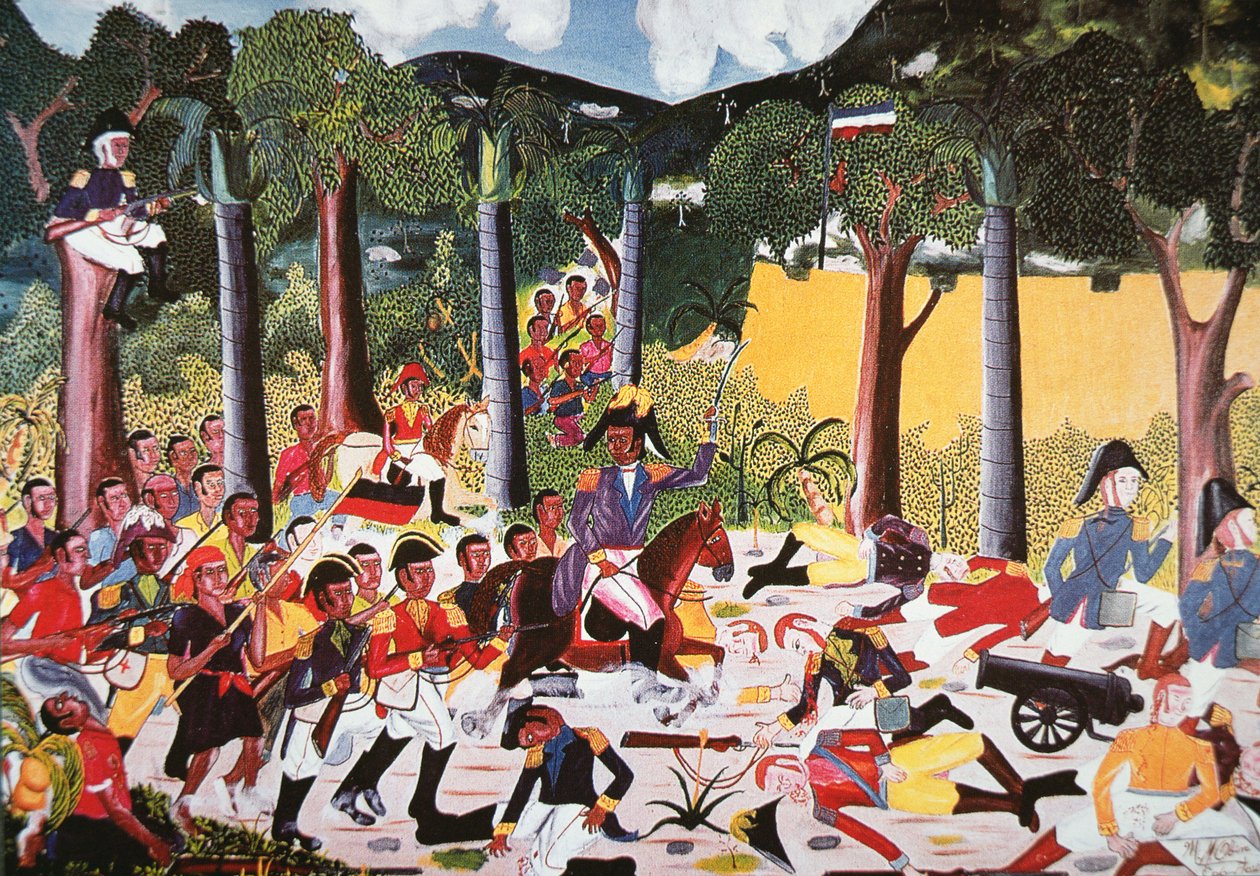 Haitians under Jean Jacques Dessalines defeat Napoleon