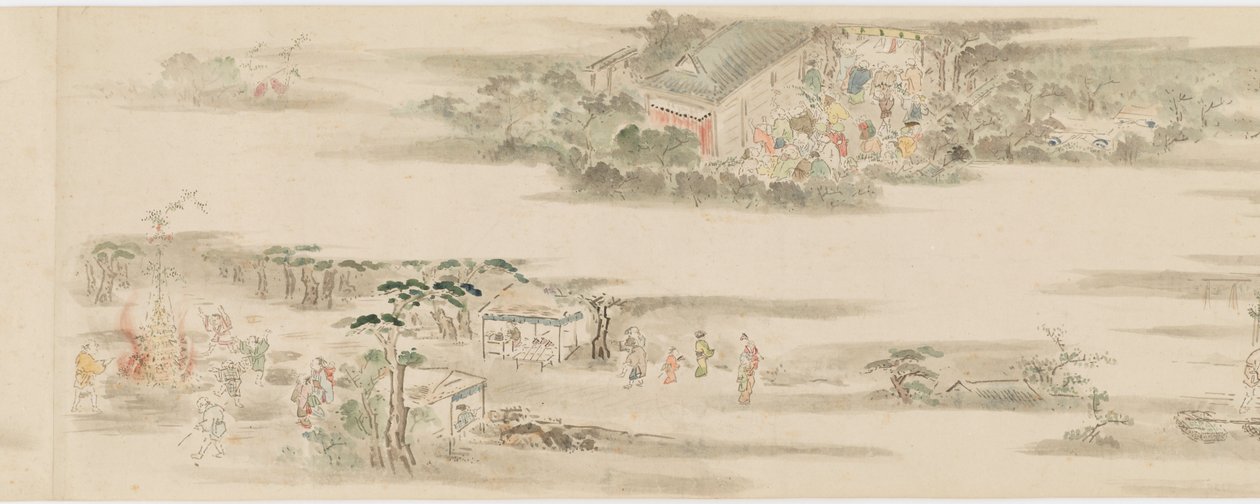 Pastimes and Occupations of the Twelve Months by Hanabusa Itcho