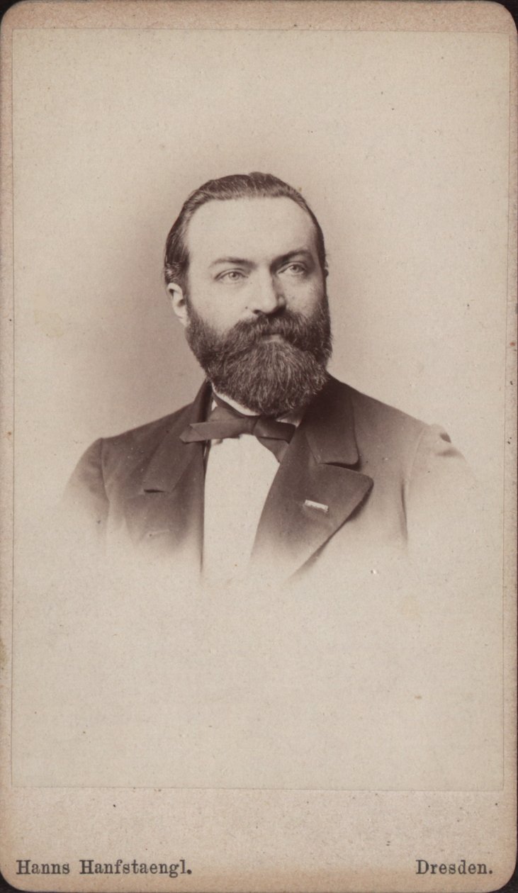 Portrait of the Cellist and Composer Friedrich Grützmacher by Hanns Hanfstaengl