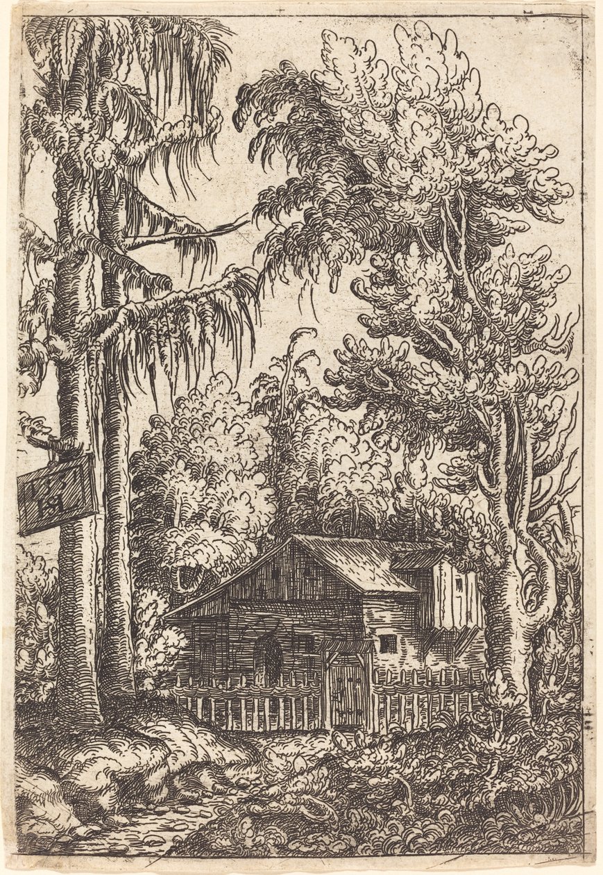Landscape with View of a Farmer