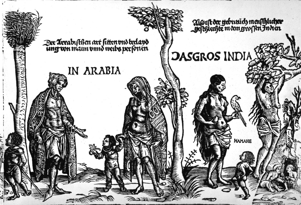 Der Kunig von Gutzin, print made by George Glockendon by Hans Burgkmair
