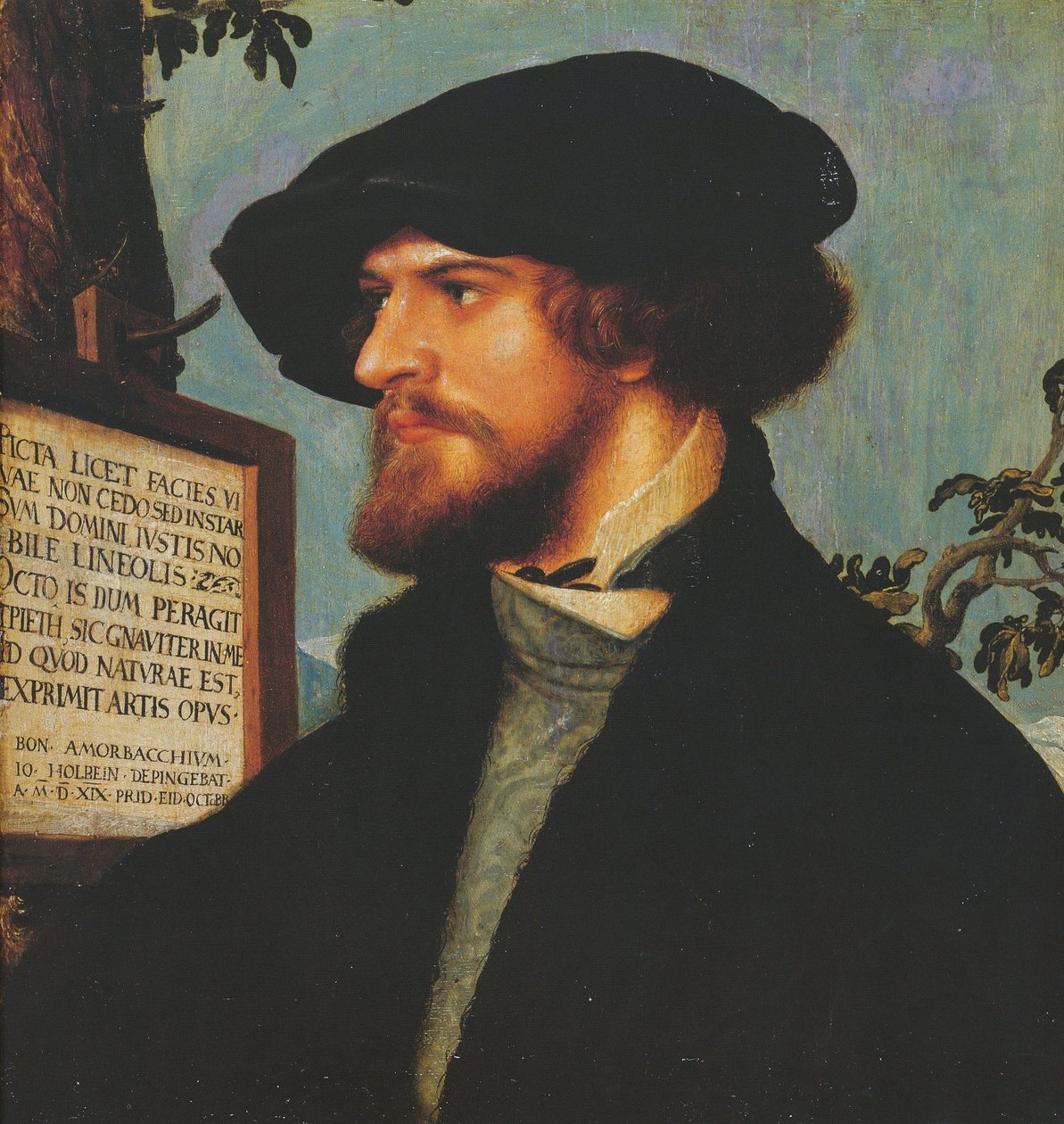 Portrait of Bonifacius Amerbach by Hans Holbein