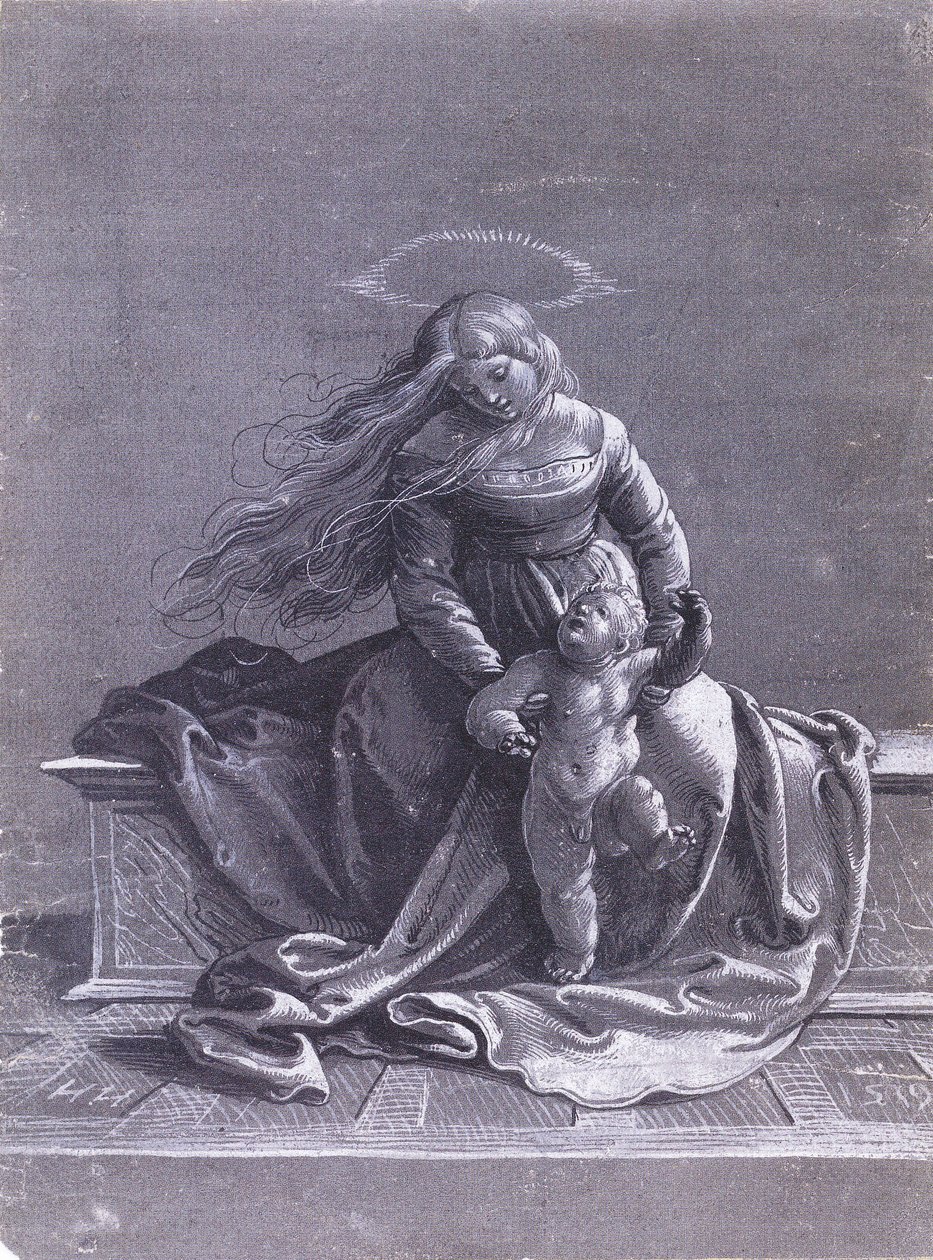 Seated Virgin and Child by Hans Holbein der Jüngere