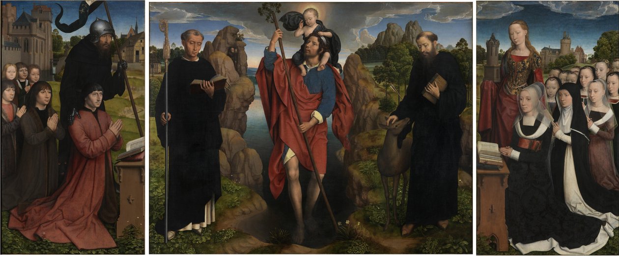 Triptych of Willem Moreel by Hans Memling