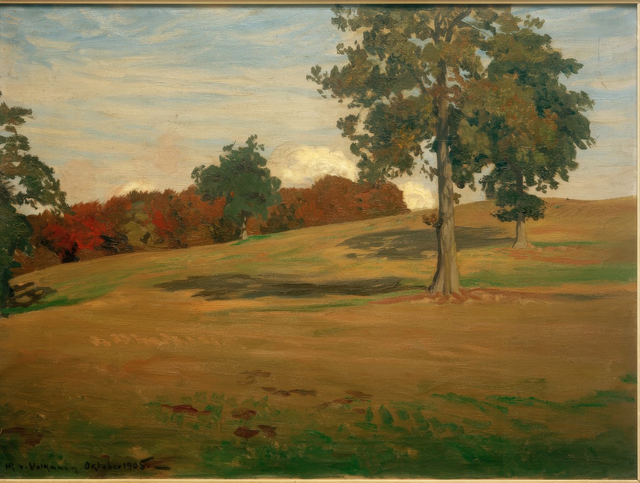 Autumn in the Eifel by Hans Richard von Volkmann
