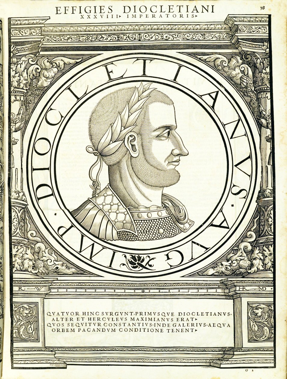 Diocletianus, illustration from 