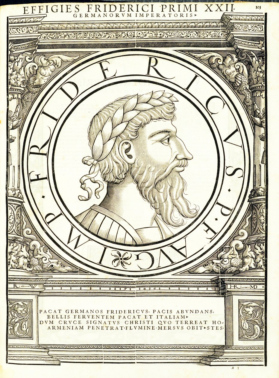 Fridericus I, illustration from 