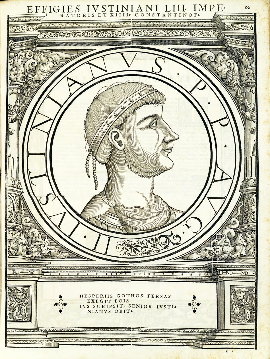 Iustinianus I, Illustration from 