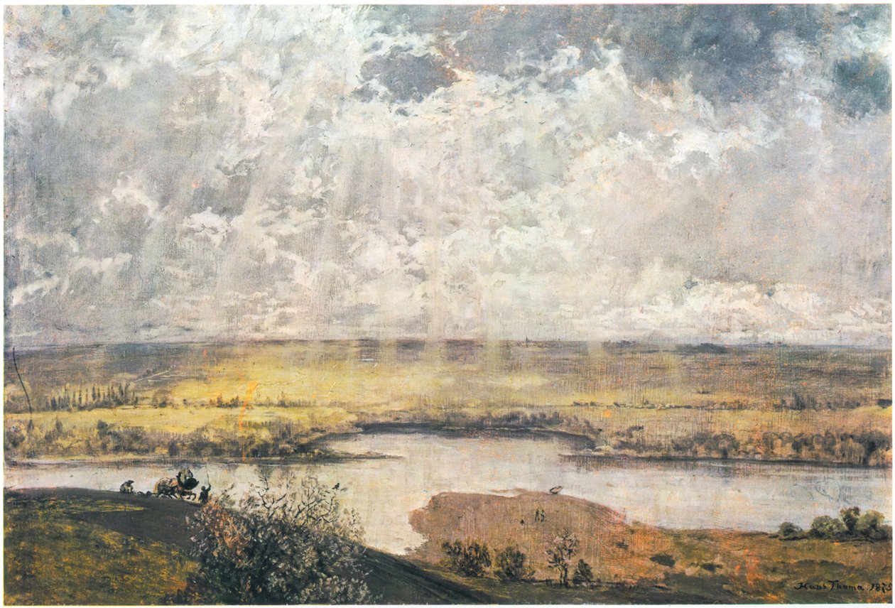 Main Landscape / Main Plain by Hans Thoma