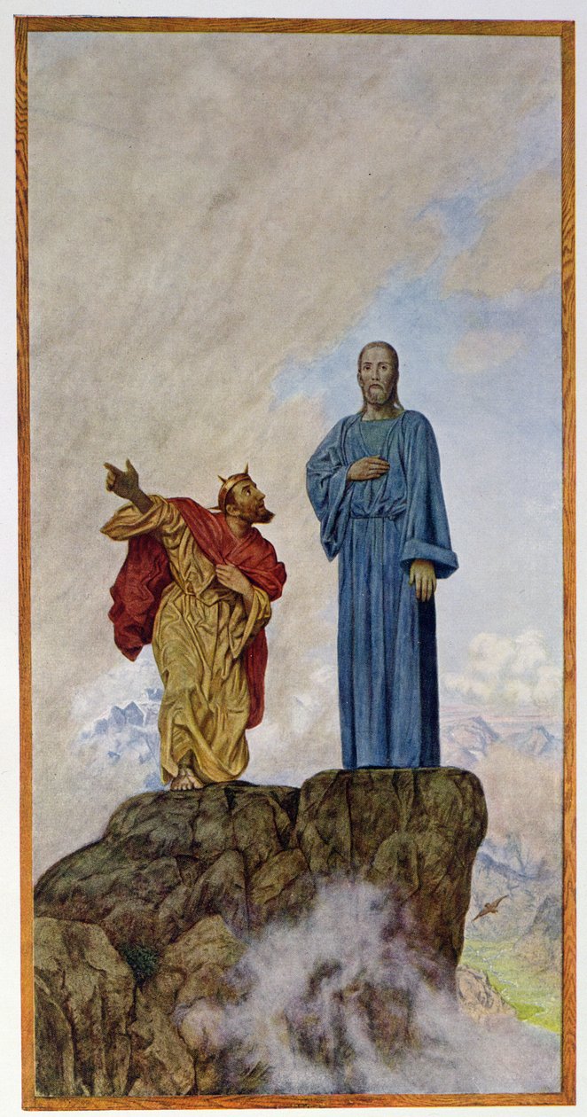 The Temptation of Christ, illustration from 