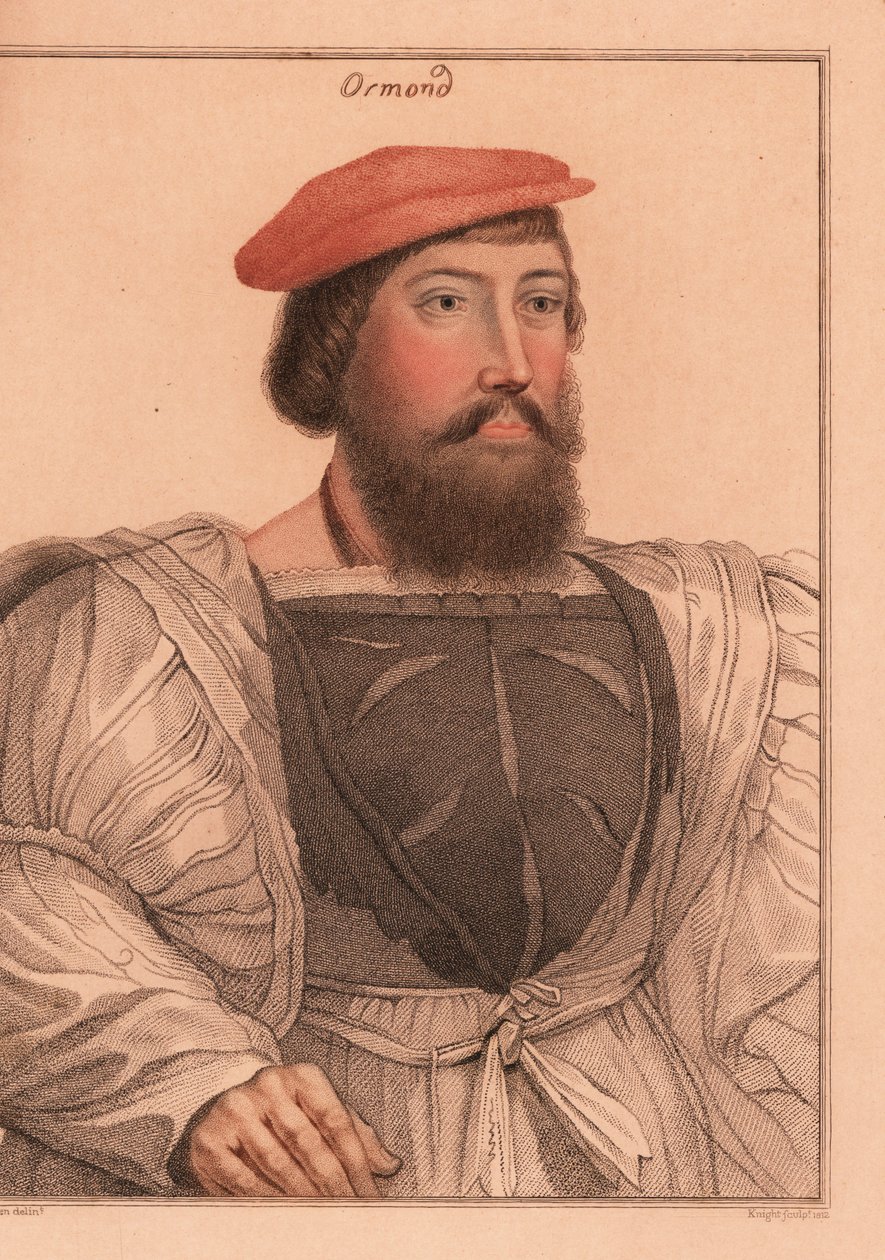 Thomas Boleyn or James Butler, Earl of Ormond by Hans (after) Holbein the Younger
