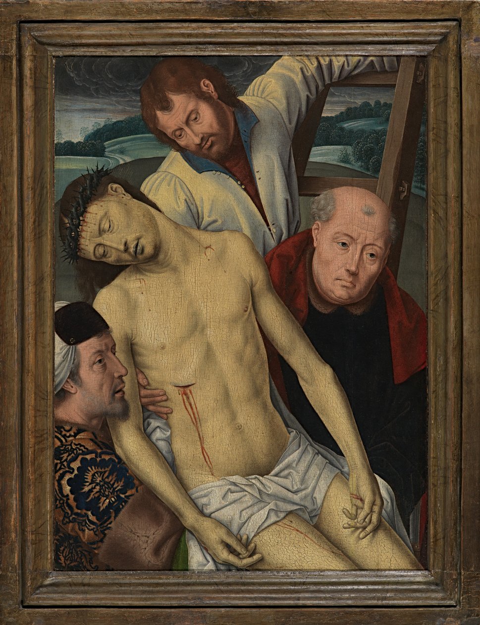 Descent from the Cross by Hans (after) Memling