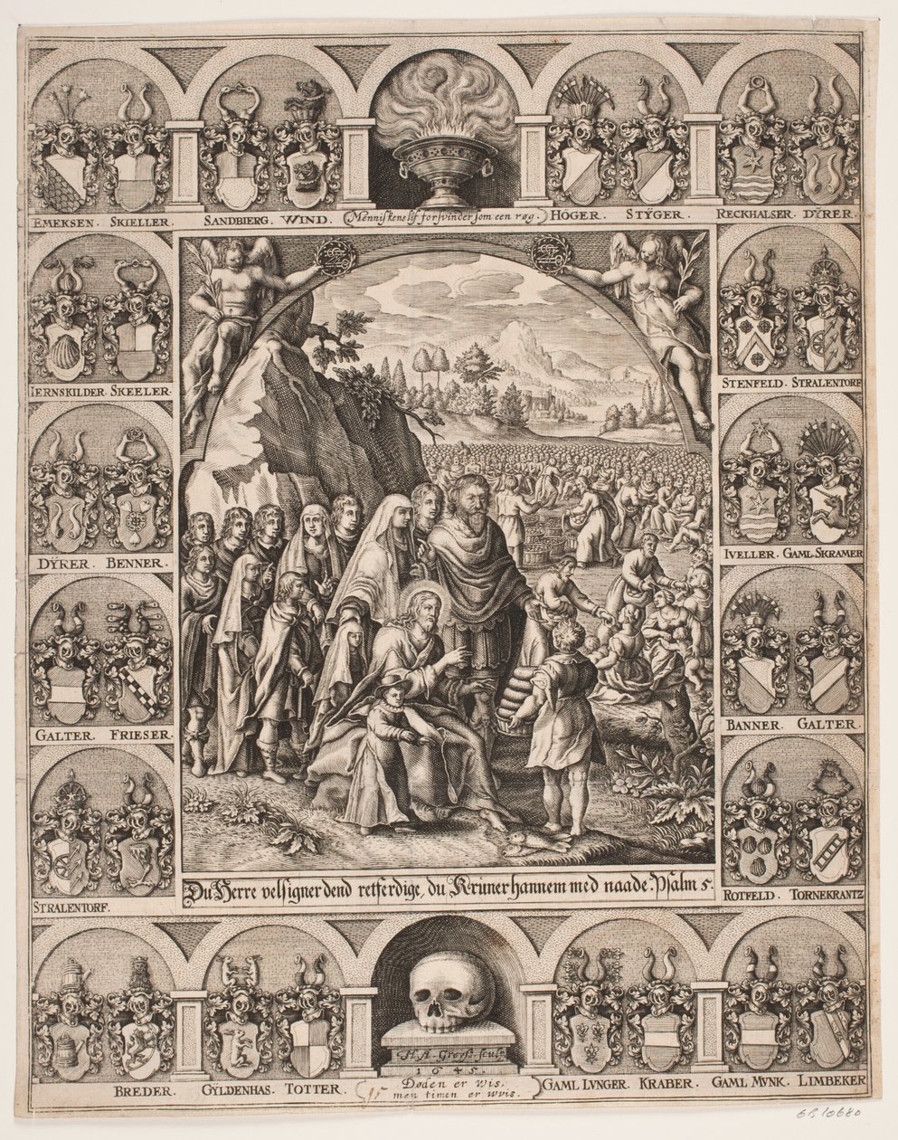 Christ Feeding the 5000. Surrounded by Jørgen Vind