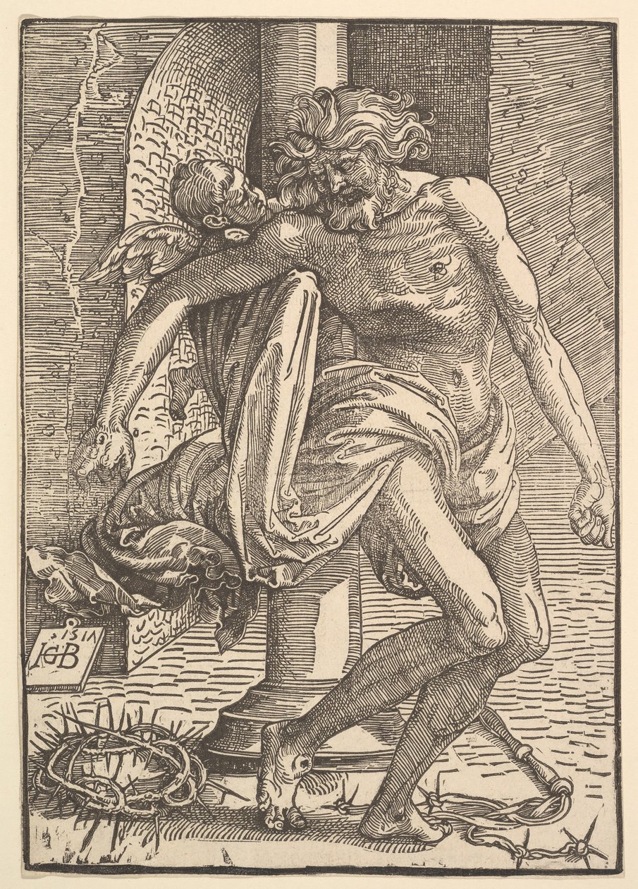 Christ with the Instruments of Torture Supported by a Little Angel by Hans Baldung