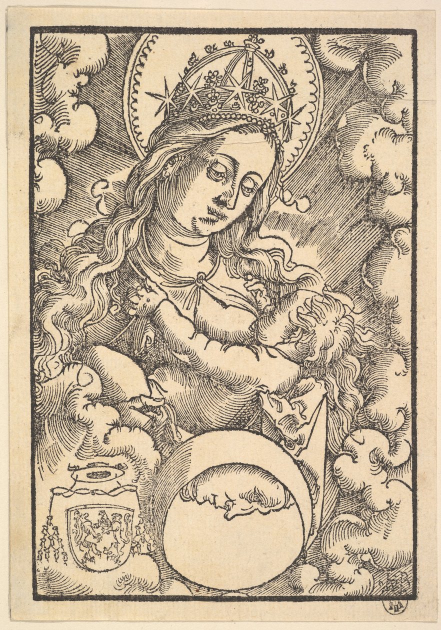 Madonna Lactans, from Enchiridon Poeticum, 1515 by Hans Baldung